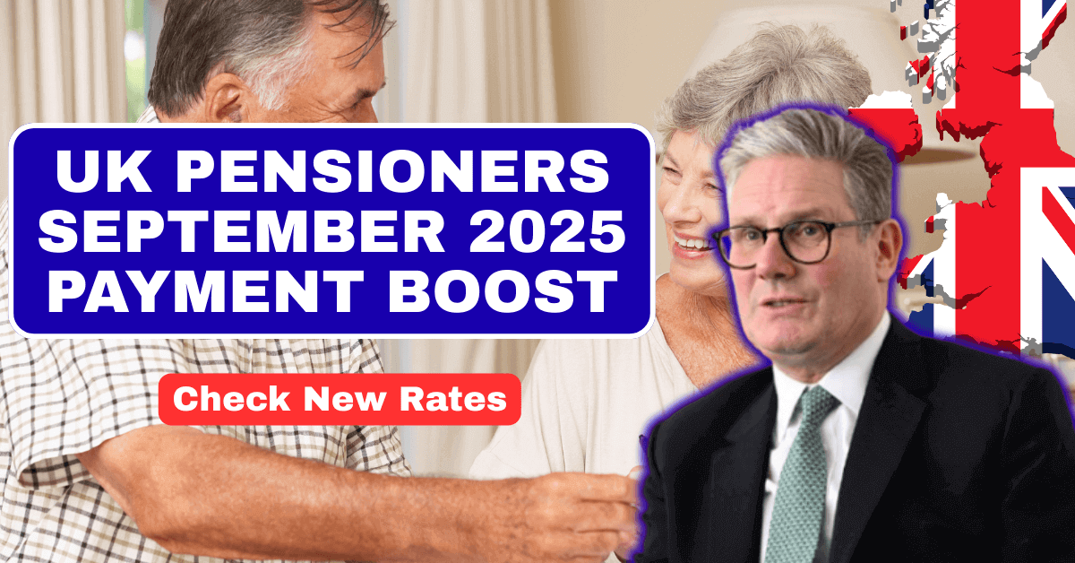 UK pensioners September 2025 payment boost