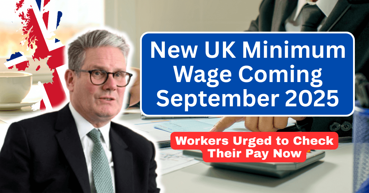 New UK Minimum Wage Coming September 2025 – Workers Urged to Check Their Pay Now
